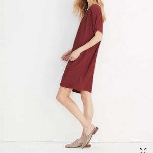 Madewell Burgundy Mini Dress